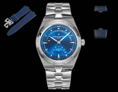 Swiss Made Vacheron Constantin Patrimony Moon phase  Blue 41mm